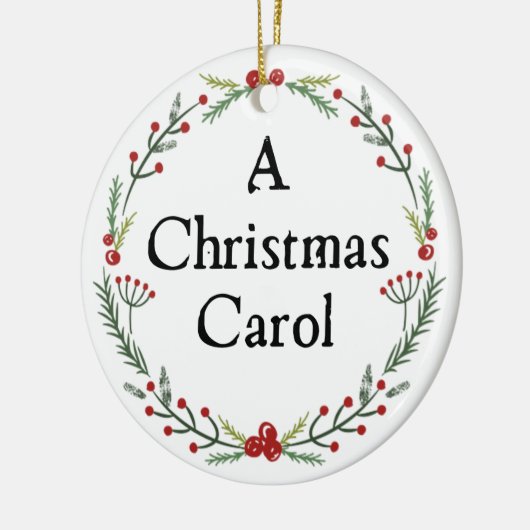 Dickens Een Kerstmis Carol gepersonaliseerd Keramisch Ornament (Links)
