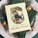 Dickens Ghost Een Kerst Carol Feest Kaart<br><div class="desc">Een vintage kerstfeestuitnodigingskaart ter ere van Charles Dickens en de Ghost of Christmas Present van A Christmas Carol. Inclusief de bekende citaten "Kom binnen! en ken me beter, man!" en "Bah! Humbug!" Op de achterkant van de kaart staat ook een afbeelding van een kalkoen, een bekend symbool uit de roman....</div>
