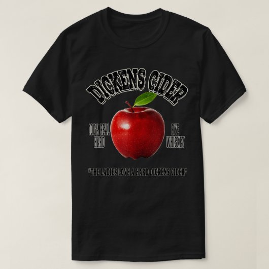 DICKENS HARD APPLE CIDER T-SHIRT (Design voorkant)