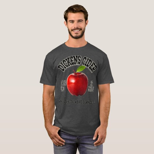 DICKENS HARD APPLE CIDER T-SHIRT (Voorkant volledig)