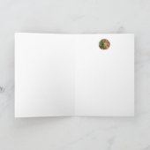 Dickens Kerstboomversiering Muis Kunst Kaart (Binnen)