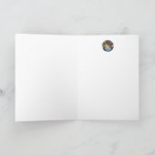 Dickens Kerstkerst Carol Waterverf Art Kaart (Binnen)