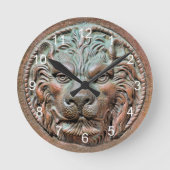 Dickens Kerstmis Throwback Ronde Klok (Voorkant)