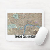 Dickens London Map Mousepad Muismat (Met muis)