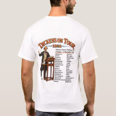 Dickens on Tour 1858 Overhemd T-shirt (Achterkant)