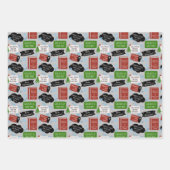 Dickens Scrooge A Kerstcarol Funny Bah Humbug Inpakpapier Vel (Voorkant 3)