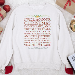 Dickens Scrooge Quote Cute Victoriaans Kerstmis Trui