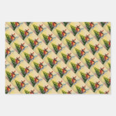 Dickens style Christmas illustration Inpakpapier Vel (Voorkant)