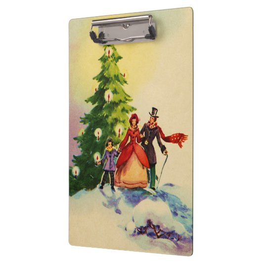 Dickens style Christmas illustration Klembord (Links)