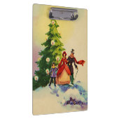 Dickens style Christmas illustration Klembord (Rechts)