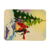 Dickens style Christmas illustration Magneet (Horizontaal)