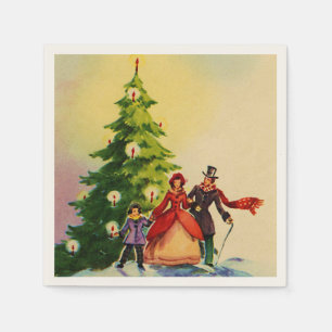 Dickens style Christmas illustration Servet