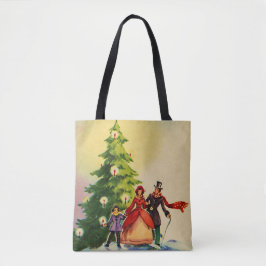 Dickens style Christmas illustration Tote Bag