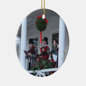 Dickensian Carolers Keramisch Ornament (Rechts)