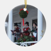 Dickensian Carolers Keramisch Ornament (Voorkant)