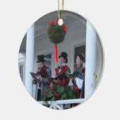 Dickensian Carolers Keramisch Ornament (Links)