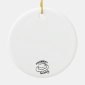 Dickensian Carolers Keramisch Ornament (Achterkant)