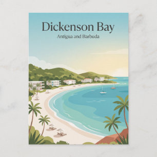 Dickenson Bay Antigua en Barbuda Briefkaart