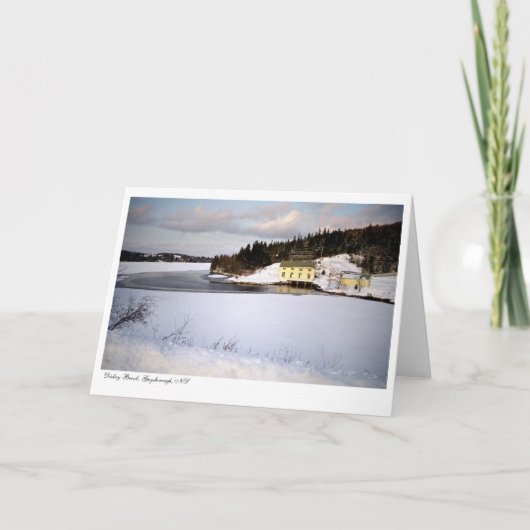 Dickey Brook Hydro Power Station - Wenskaart Kaart (Voorkant)