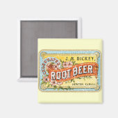 Dickey Root Beer-1899 - in nood Magneet (Voorkant / Achterkant)