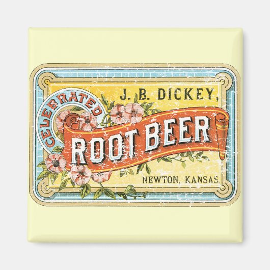 Dickey Root Beer-1899 - in nood Magneet (Voorkant)