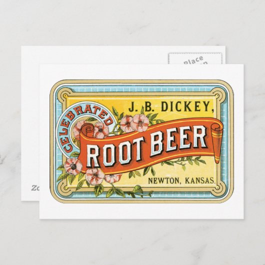 Dickey Root Beer Briefkaart (Voorkant / Achterkant)