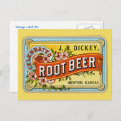 Dickey's roetbaars en briefkaart (Voorkant / Achterkant)