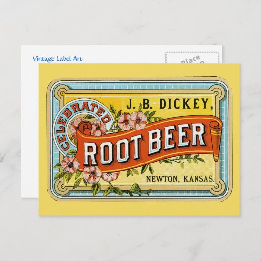 Dickey's  roetbaars en briefkaart (Voorkant / Achterkant)