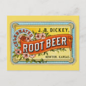 Dickey's  roetbaars en briefkaart (Voorkant)