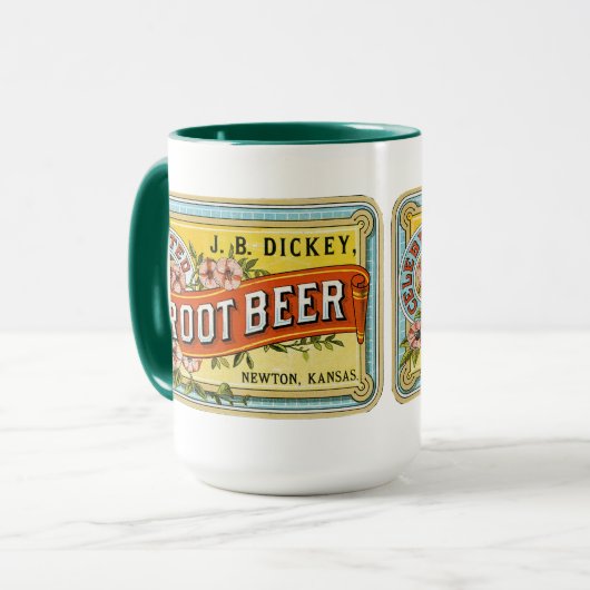 Dickey's wortelbier - Mok (Voorkant links)