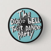 Dickie Bell Twist Dance Party Ronde Button 5,7 Cm (Voorkant)