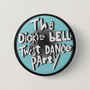Dickie Bell Twist Dance Party Ronde Button 5,7 Cm