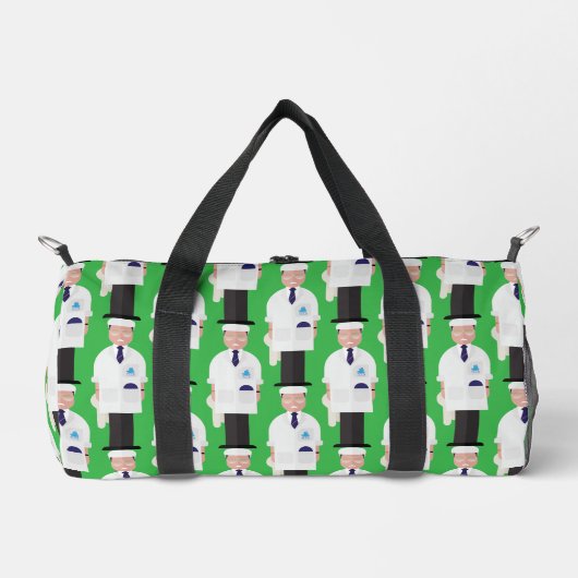 Dickie Bird – Patterned Duffel Bag Plunjezak (Voorkant)