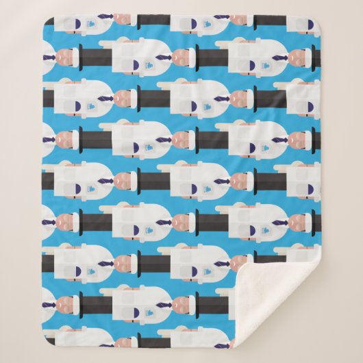 Dickie – Patterned Sherpa Blanket Sherpa Deken (Voorkant)