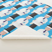 Dickie – Patterned Sherpa Blanket Sherpa Deken (3/4)