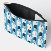 Dickie – Patterned Zipper Accessory Pouch Etui (Open)
