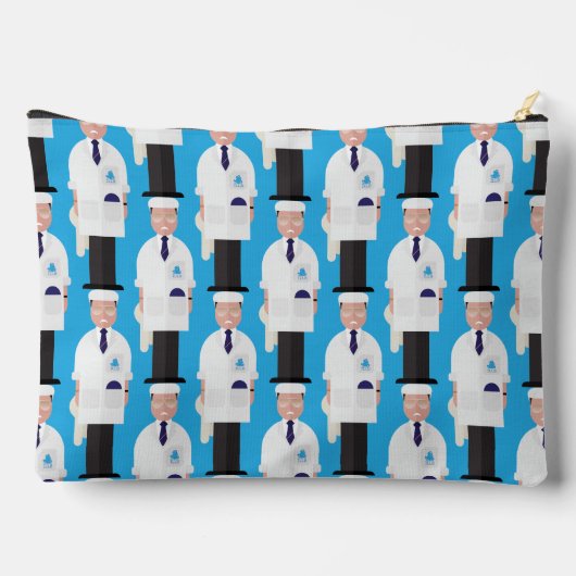 Dickie – Patterned Zipper Accessory Pouch Etui (Achterkant)