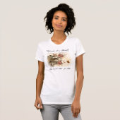 Dickinson dekte in een vlinder... t-shirt (Voorkant volledig)