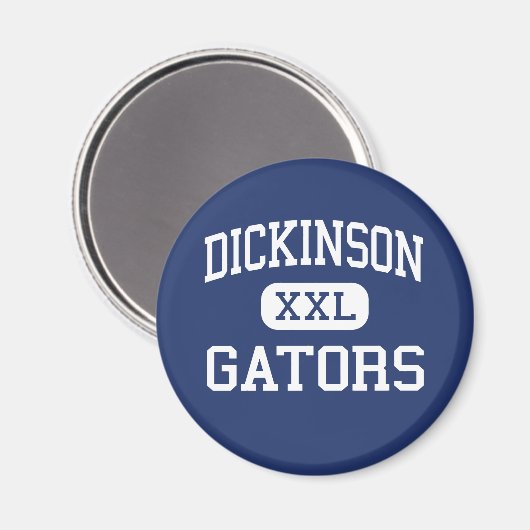 Dickinson - Gators - Middelbare school - Dickinson Magneet (Voorkant / Achterkant)
