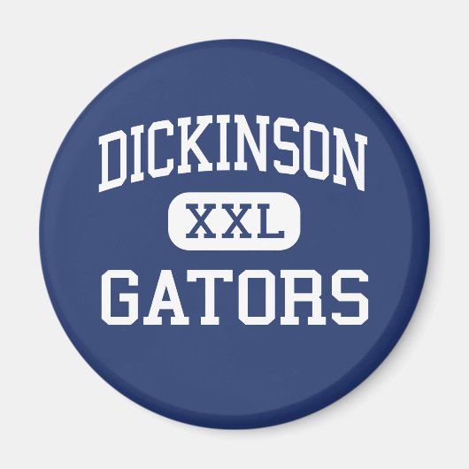 Dickinson - Gators - Middelbare school - Dickinson Magneet (Voorkant)