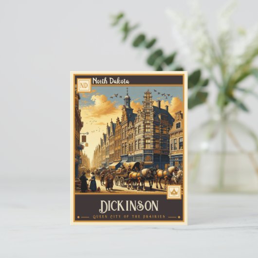 Dickinson North Dakota | Briefkaart (Staand voorkant)
