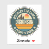 Dickinson, Pennsylvania Sticker (Vel)