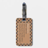 Dick's Golf Club Bag Label Bagagelabel (Achterkant verticaal)