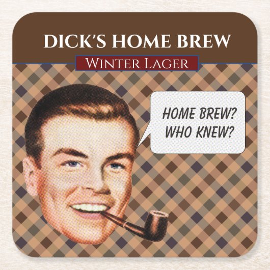 Dick's Home Brew Matching Onderzetter (Voorkant)
