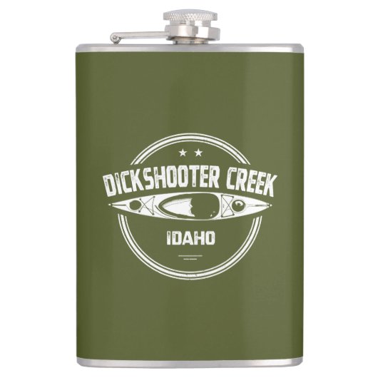 Dickschutter Creek Idaho Kayaking Heupfles (Voorkant)