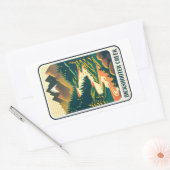 Dickshooter Creek Idaho kleuren Rechthoekige Sticker (Envelop)