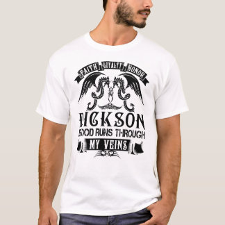 DICKSON bloed loopt door mijn vinnen T-shirt