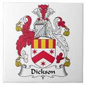 Dickson Family Crest Tegeltje (Voorkant)