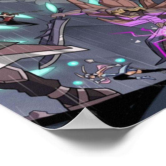 Dickson gevecht Xenoblade Chronicles Poster (Hoek)