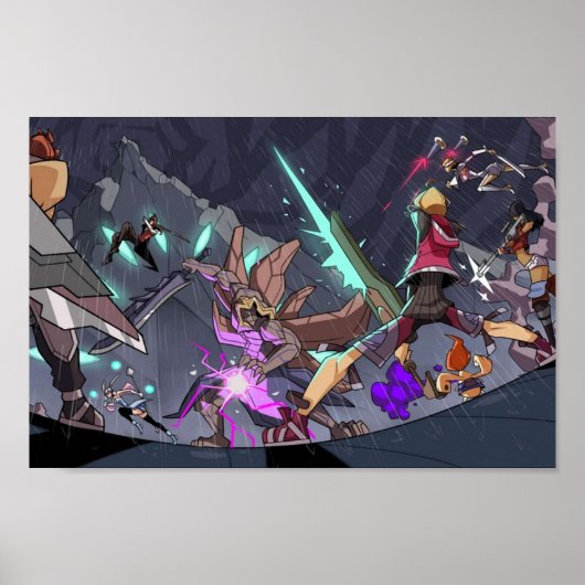 Dickson gevecht Xenoblade Chronicles Poster (Voorkant)